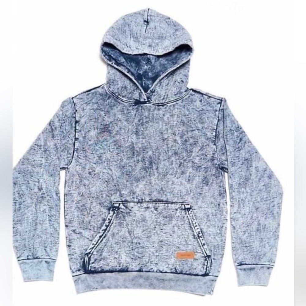 Talentless Acid Wash Denim Hoodie